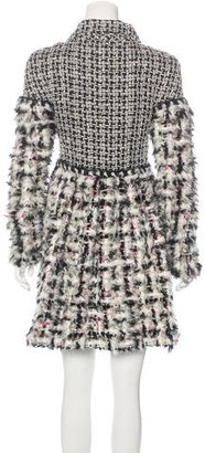 Chanel Fantasy Fur Tweed Coat