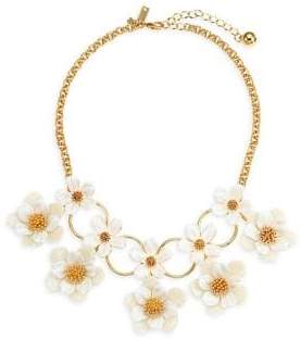 Kate Spade Floral Mosaic Statement Necklace