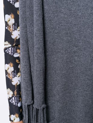 Ferragamo Scarf-Detail Knit Dress