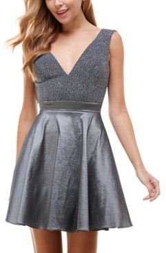 gray dresses for juniors