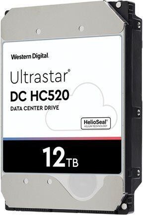 Western Digital WD Ultrastar 0F29562 DC HC520 12TB HDD SAS-12Gbps 3.5-Inch Internal Hard Drive HUH721212AL4204