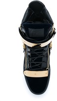 Thumbnail for your product : Giuseppe Zanotti Coby velvet hi-top sneakers