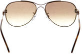 Thumbnail for your product : Givenchy Aviator Logo Sunglasses