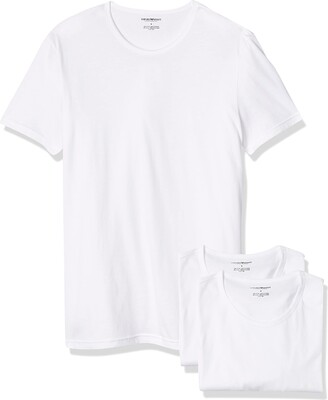 Emporio Armani Men's Cotton Crew Neck T-Shirt 3-Pack