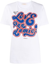 Thumbnail for your product : La DoubleJ slogan print T-shirt
