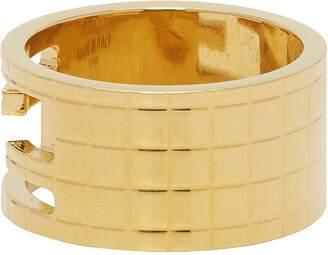 Fendi Gold Logo Ring