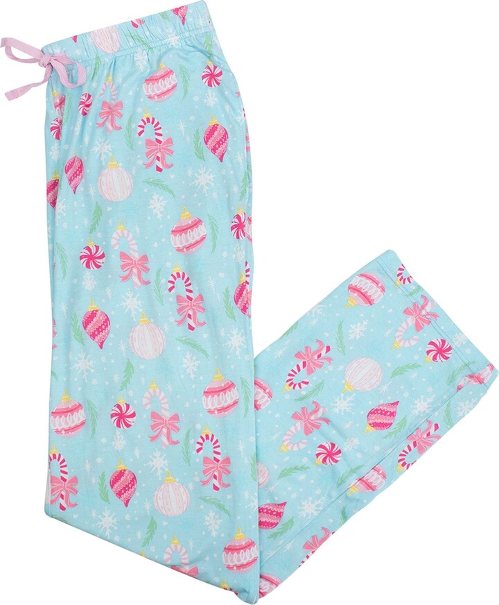 RuffleButts SoftSnooze Unisex Holiday Adult Pajama Pants