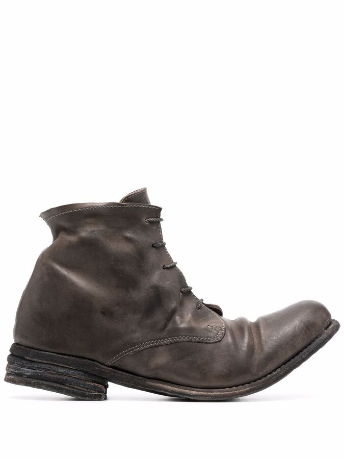 mens distressed leather boots