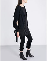 Thumbnail for your product : Ann Demeulemeester Paige cotton-jersey jacket