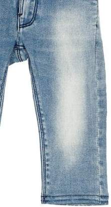 Armani Junior Girls' Embroidered Five Pocket Jeans