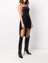 Thumbnail for your product : Nensi Dojaka Asymmetric Semi-Sheer Mini Dress