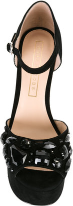 Marc Jacobs Adriana embellished platform sandals