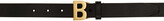 Thumbnail for your product : Balenciaga Black B Thin Belt