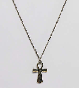 Reclaimed Vintage Inspired Ankh Cross In Gold Exclusive To ASOS