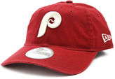 Thumbnail for your product : New Era Coop Team P's Washed Leather Canvas Cap with Adjustable Strap
