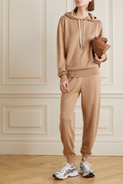 Thumbnail for your product : Olivia von Halle Gia Shanghai Silk And Cashmere-blend Hoodie And Track Pants Set - Beige
