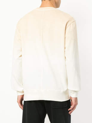 Bassike ombre long-sleeve sweatshirt