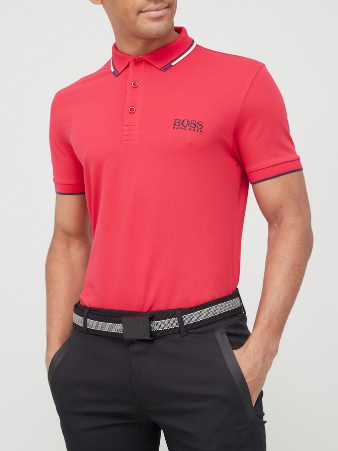 HUGO BOSS Boss Golf Paddy Pro Polo Pink ShopStyle