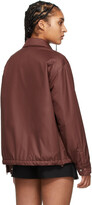 Thumbnail for your product : Valentino Burgundy Button Down Poplin Jacket