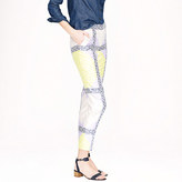 Thumbnail for your product : J.Crew Collection wool-silk cropped pant in windowpane floral
