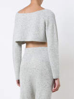 Thumbnail for your product : Baja East cropped ribbed jumper