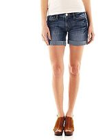 Thumbnail for your product : JCPenney Decree Boyfriend Shorts