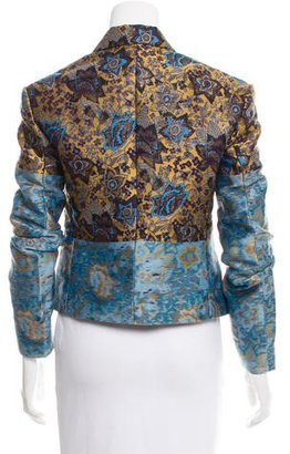 Creatures of the Wind Brocade Butterfly-Embroidered Blazer