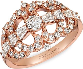 LeVian 14K Strawberry Gold® & Nude Diamonds™ Cocktail Ring