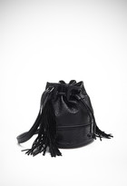 Thumbnail for your product : Forever 21 fringed faux leather bucket bag