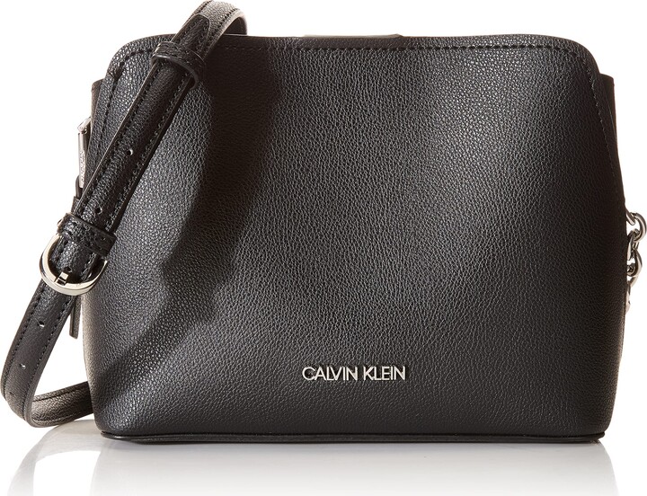 Calvin Klein Hailey Micro Pebble Triple Compartment Chain Crossbody -  ShopStyle Shoulder Bags