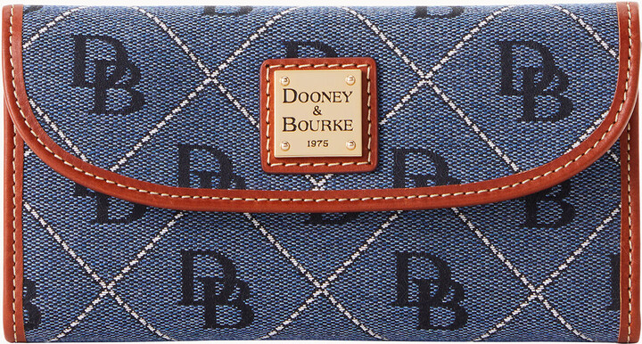 Dooney & Bourke Maxi Quilt Continental Clutch - ShopStyle Wallets