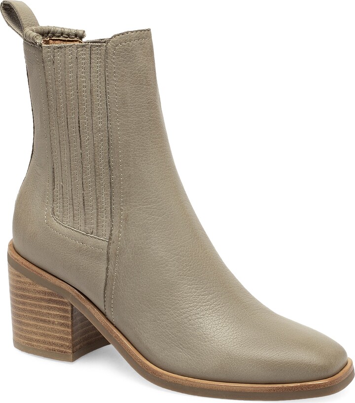Beige Square Toe Women's Boots | Shop the world's largest collection of  fashion | ShopStyle