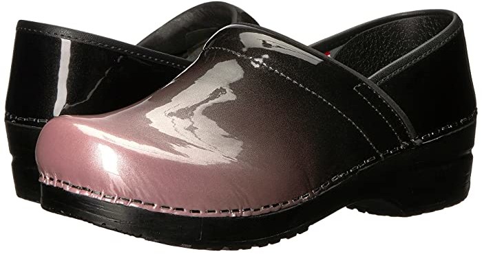 pink sanita clogs