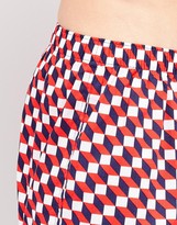 Thumbnail for your product : Happy Socks Woven Boxers With Check Print