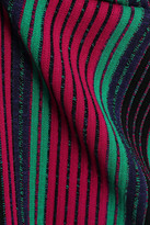 Thumbnail for your product : 3.1 Phillip Lim Crochet-trimmed Striped Jacquard-knit Midi Dress