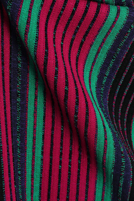 3.1 Phillip Lim Crochet-trimmed Striped Jacquard-knit Midi Dress