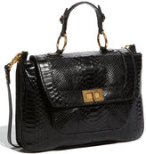 Thumbnail for your product : Rebecca Minkoff 'Covet' Snake Embossed Satchel