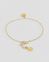 Thumbnail for your product : Dogeared Gold Plated 'E' Love Letter Bracelet