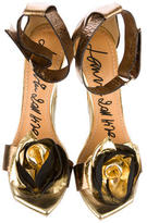 Thumbnail for your product : Lanvin Cutout Wedge Sandals