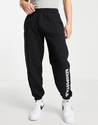 Aeropostale sweatpants in black - ShopStyle Pants