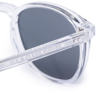 One, All, Every X RVS Sustain X Ugo Rondinone Transparent Wayfarer Sunglasses
