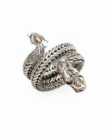 Thumbnail for your product : John Hardy Naga 18K Yellow Gold & Sterling Silver Dragon Coil Ring