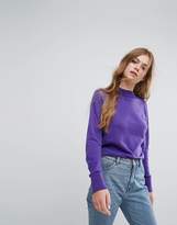 Thumbnail for your product : Monki High Neck Knitted Sweater