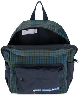 Familiar Gingham Checked Backpack