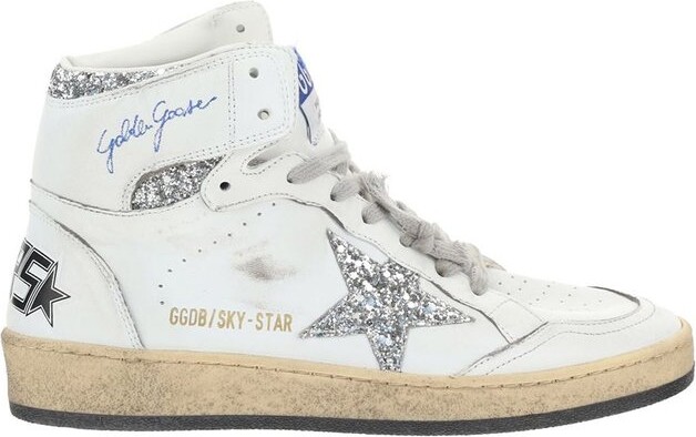 Golden Goose Sky Star High-Top Sneakers - ShopStyle