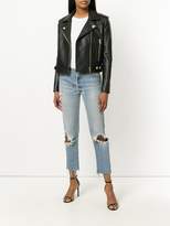 Thumbnail for your product : Balmain cropped biker jacket