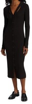 Thumbnail for your product : Proenza Schouler White Label Rib-Knit Maxi Dress