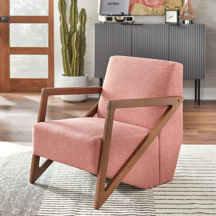 Ballard Designs Wimberly Caned Chair Art Leon Retro Armless