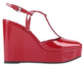 prada shoes red