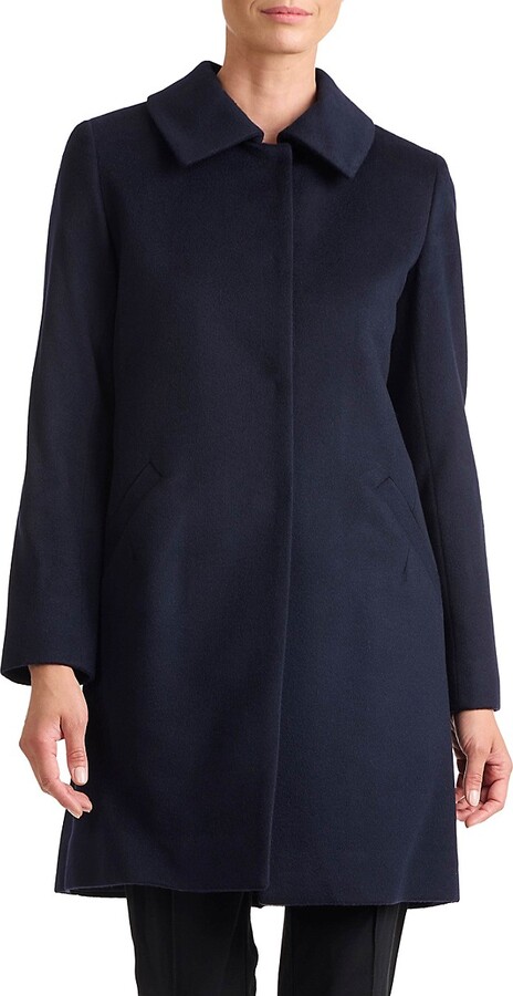 Sofia Cashmere Wool Blend Car Coat